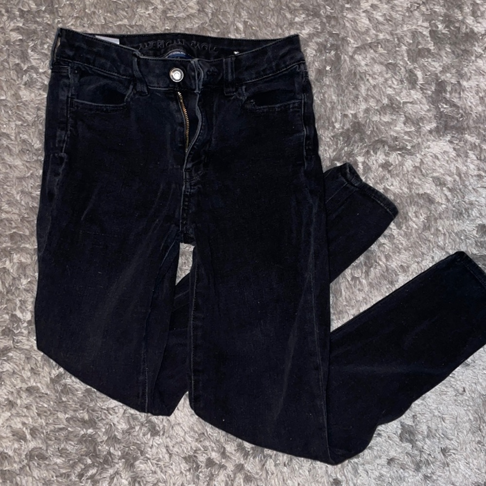American Eagle Black Skinny Jeans